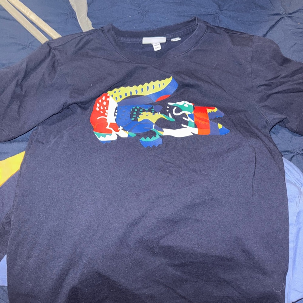 Navy blue Lacoste shirt